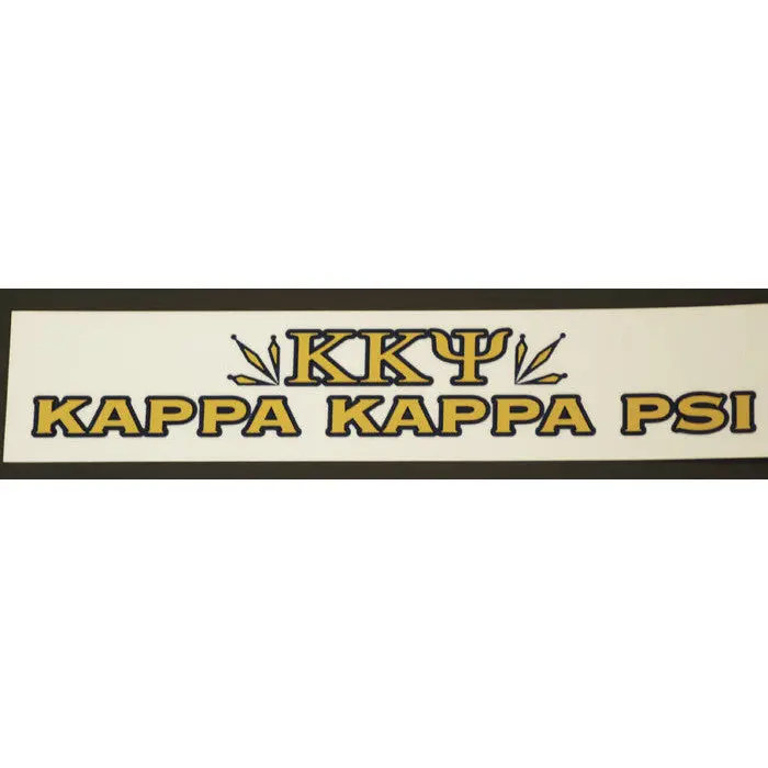 Kappa Kappa Psi Bumper Sticker Decal - Discontinued 1