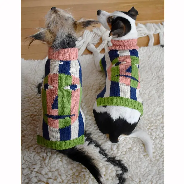 Dusen Dusen | Face Dog Sweater 1