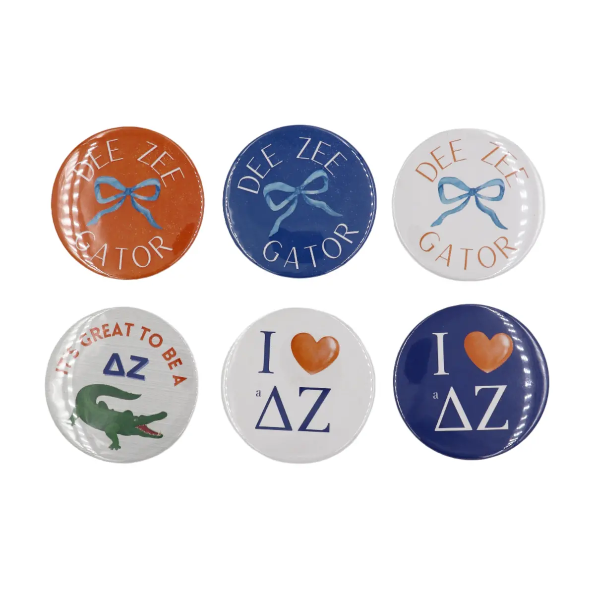 Delta Zeta 2025 Printed Buttons 1