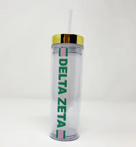 Delta Zeta Striped Water Bottle 1