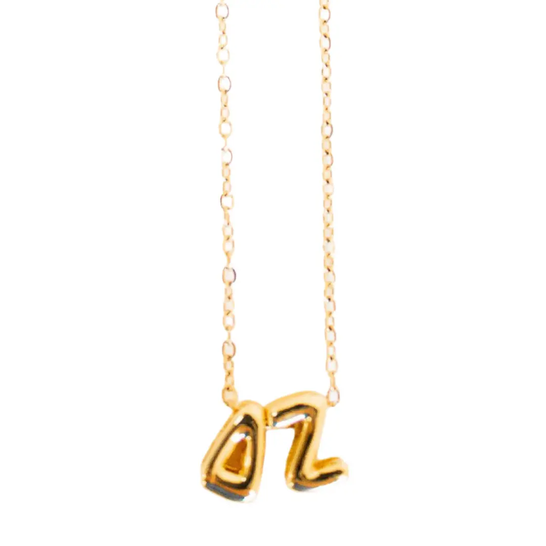 Delta Zeta Bubble Letter Necklace 1