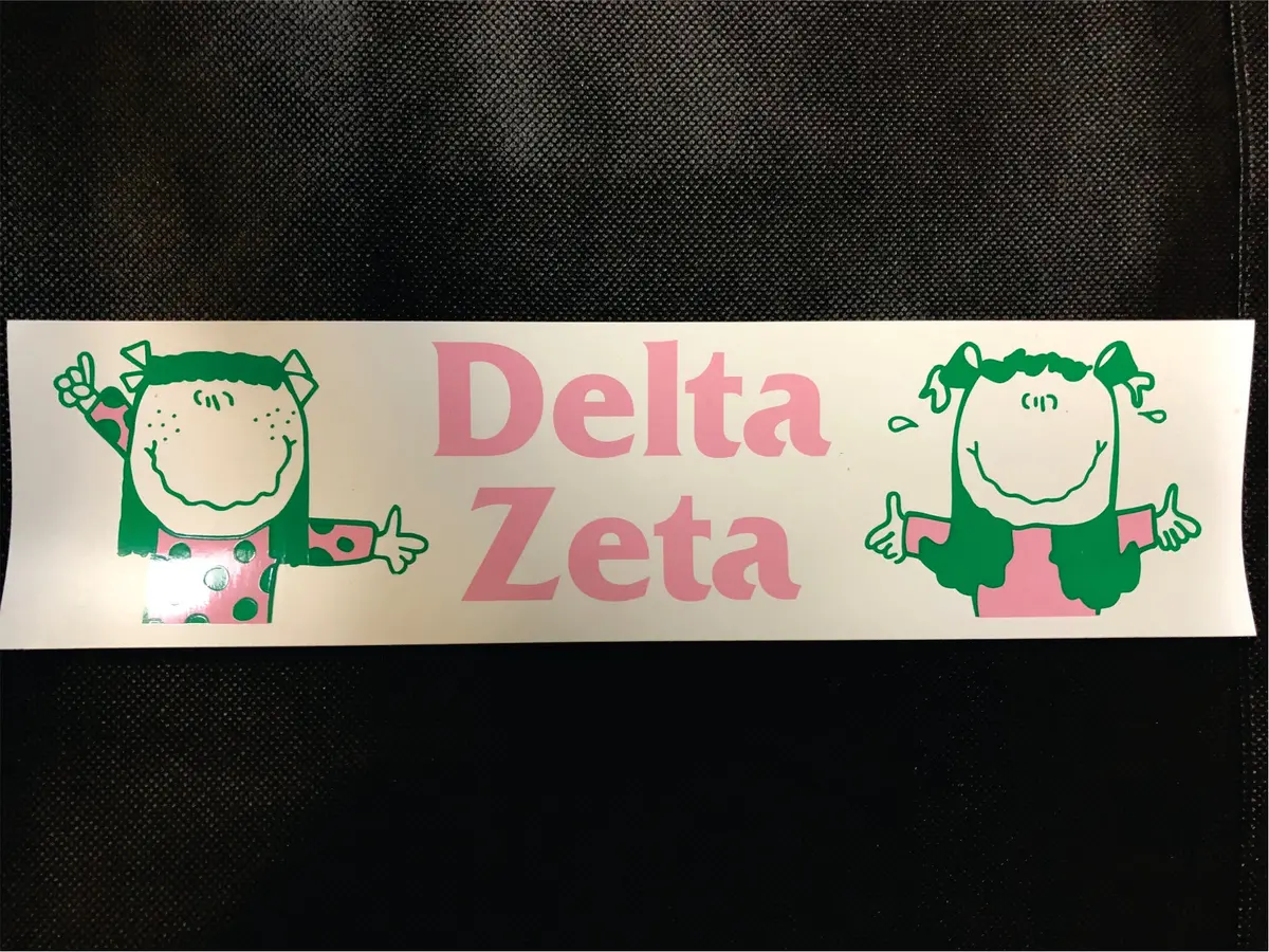 Delta Zeta Bumper Sticker - Discontinued 1