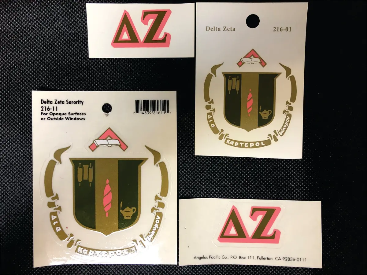 Delta Zeta  Decal - Discontinued 1