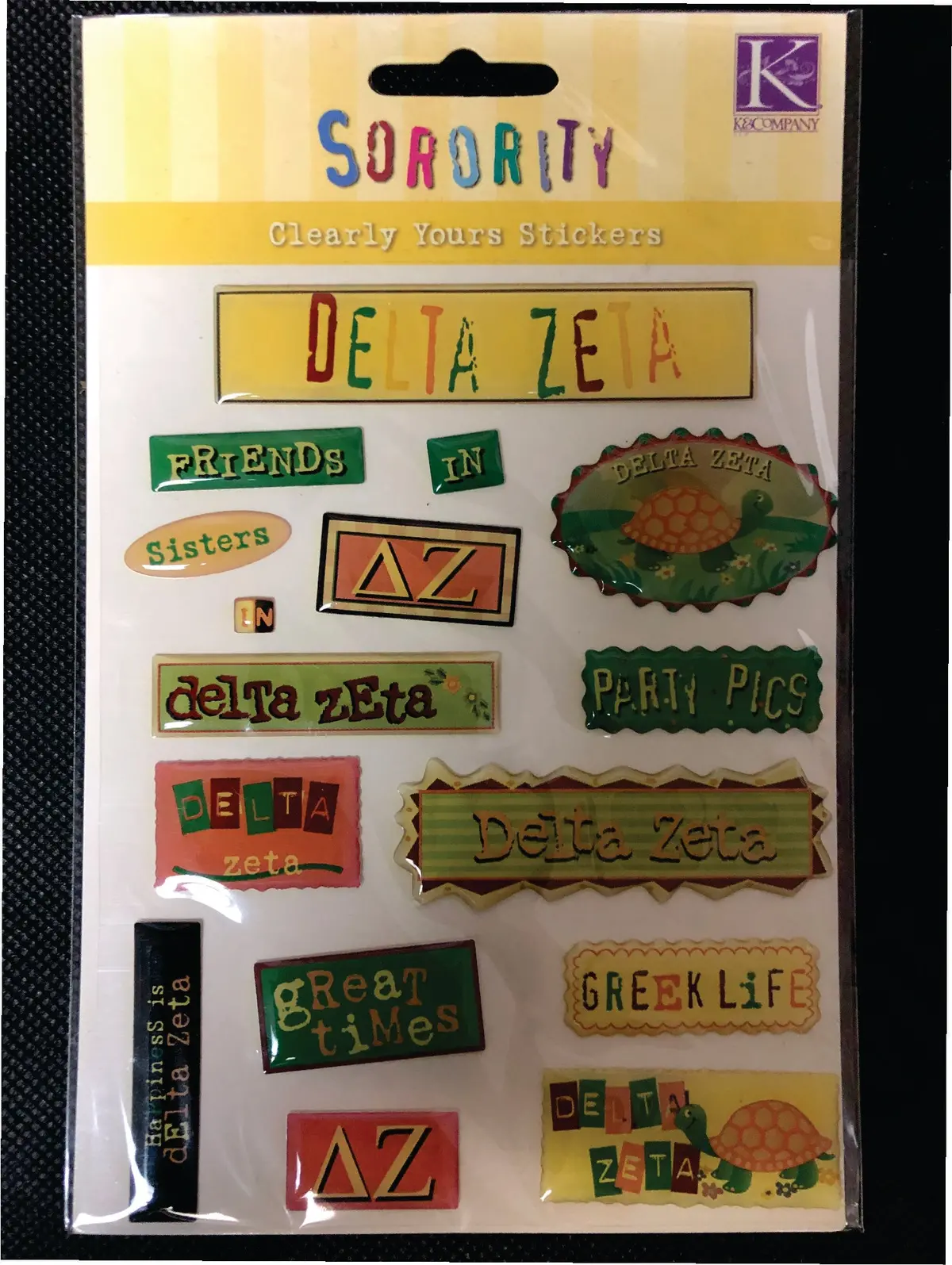 Delta Zeta Sticker Set - Discontinued 1
