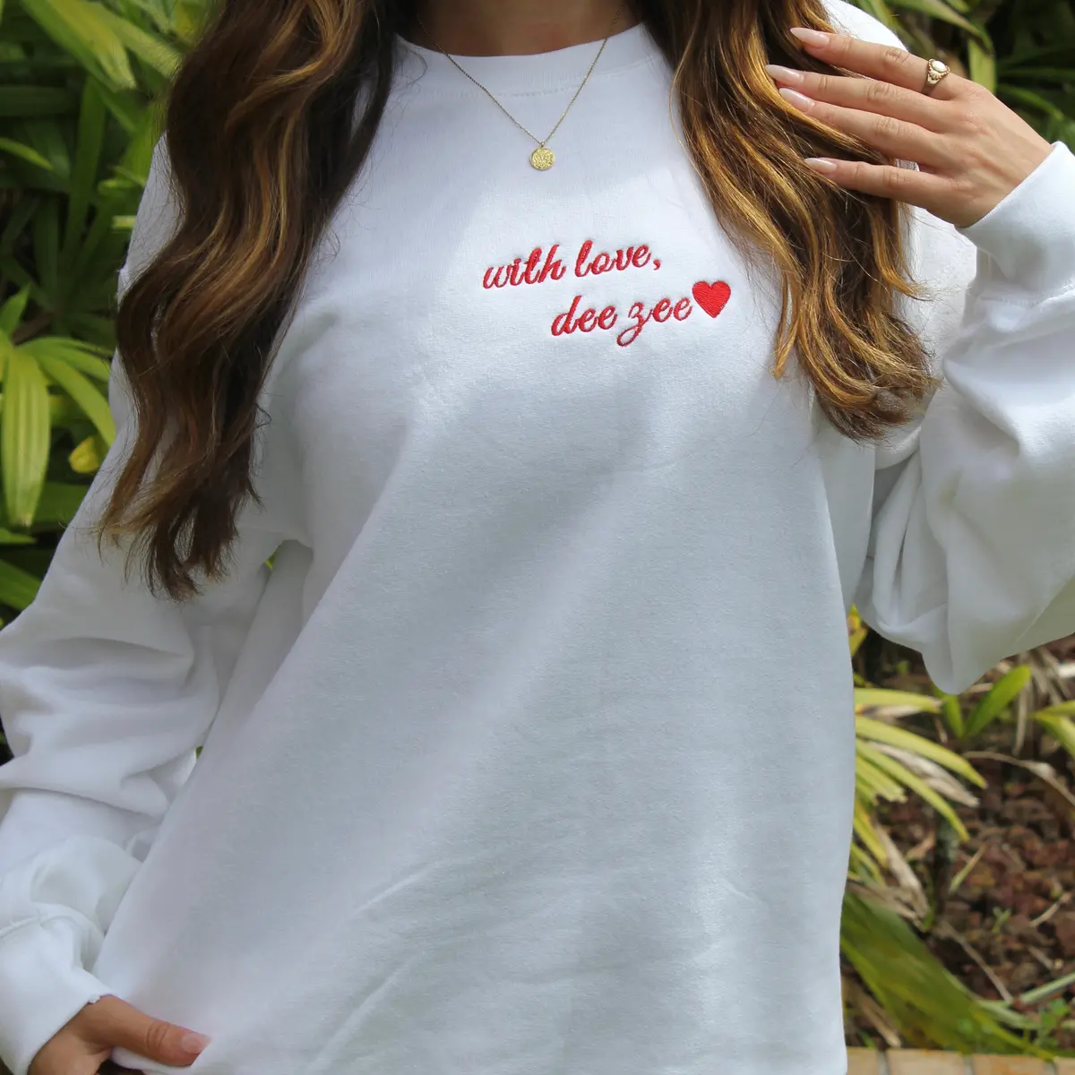 Delta Zeta With Love Crewneck 1