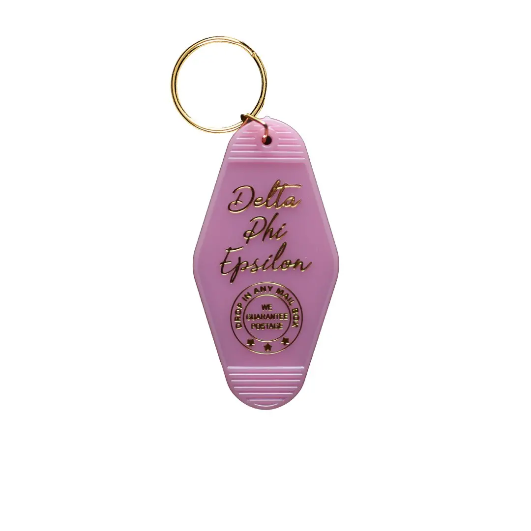 Delta Phi Epsilon Motel Keychain 1