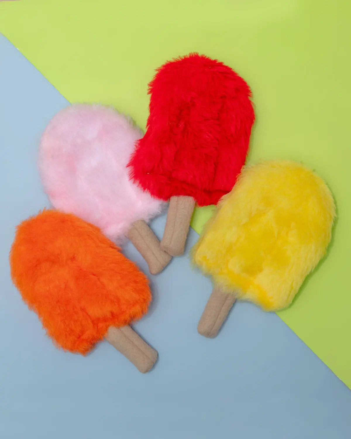 Popsicle Plush Crinkle Dog Toy (Made In The Usa) << Clearance >> 1