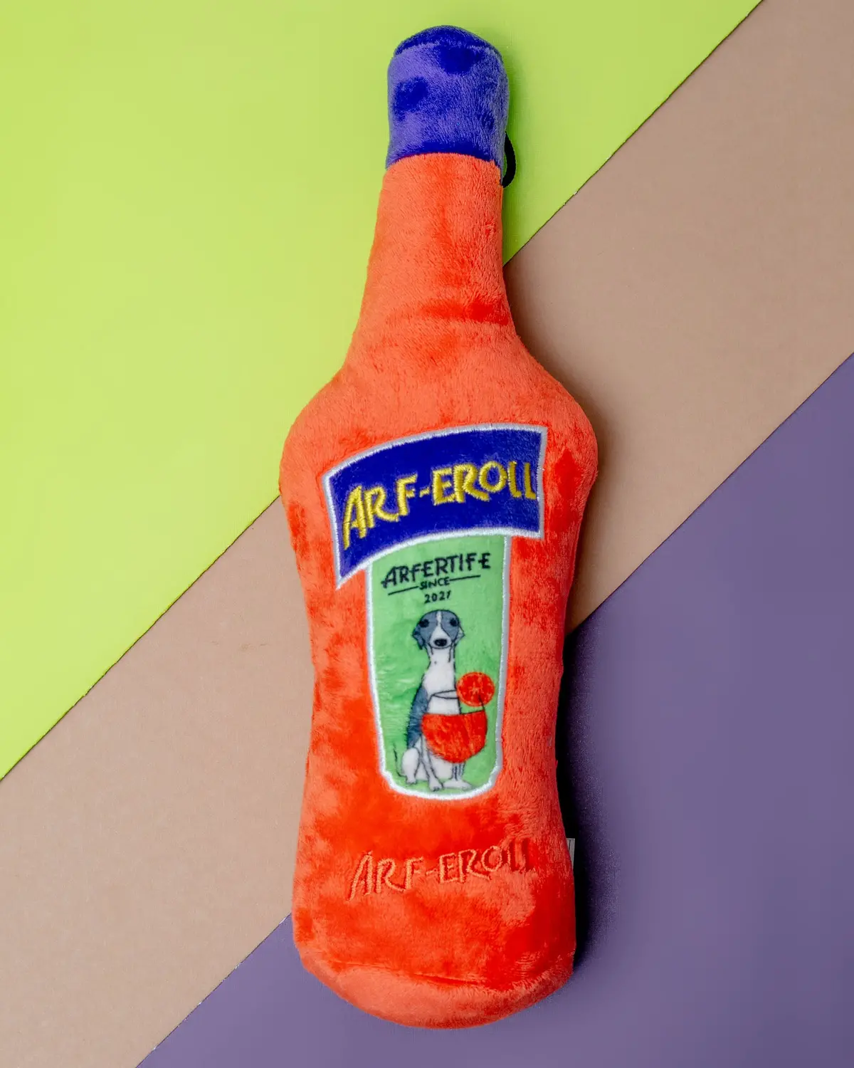 Arf-Eroll Squeaky Plush Dog Toy 1