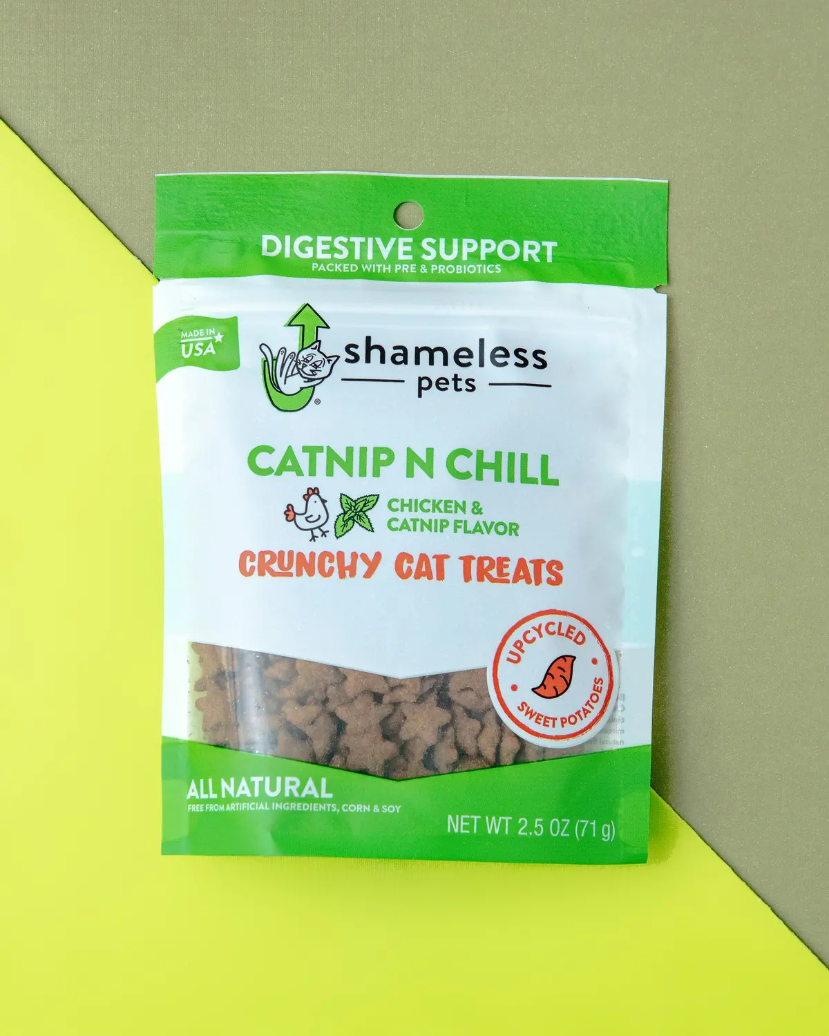Catnip N Chill Crunchy Cat Treats 1