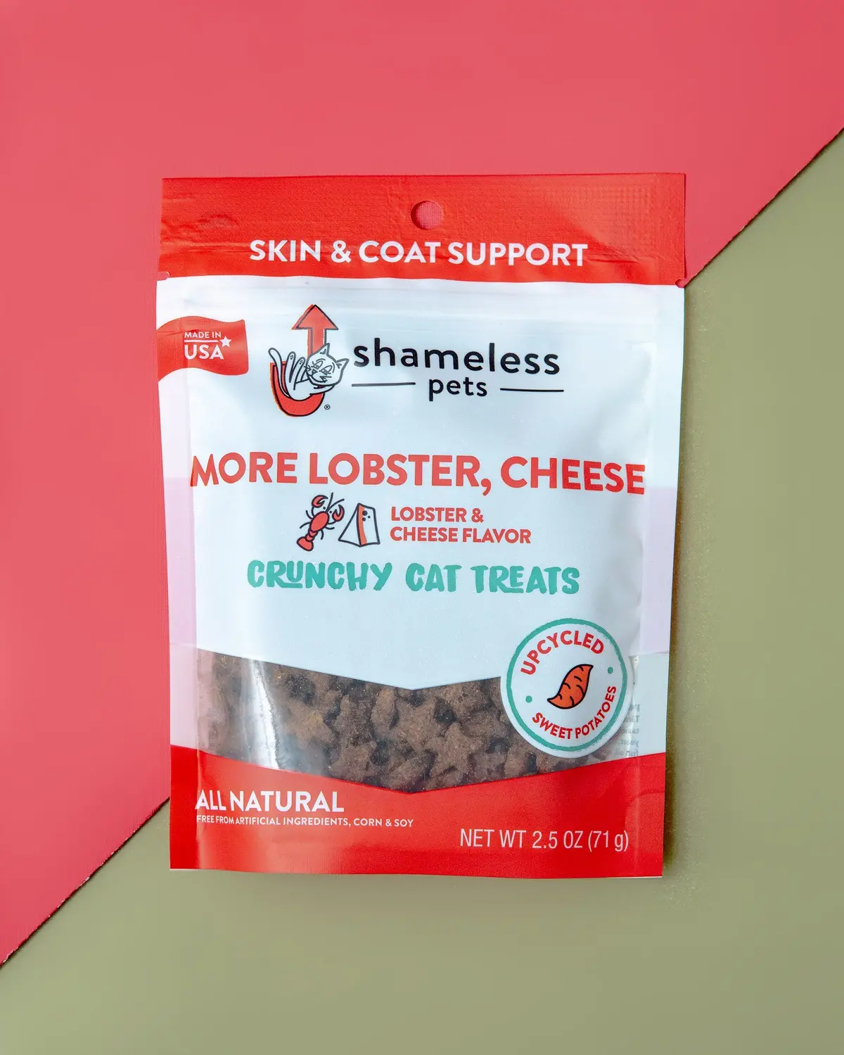 More Lobster, Cheese Crunchy Cat Treats 1