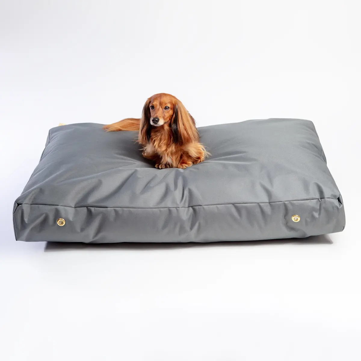 Waterproof Dog Bed In Gunmetal (Made In The Usa) 1