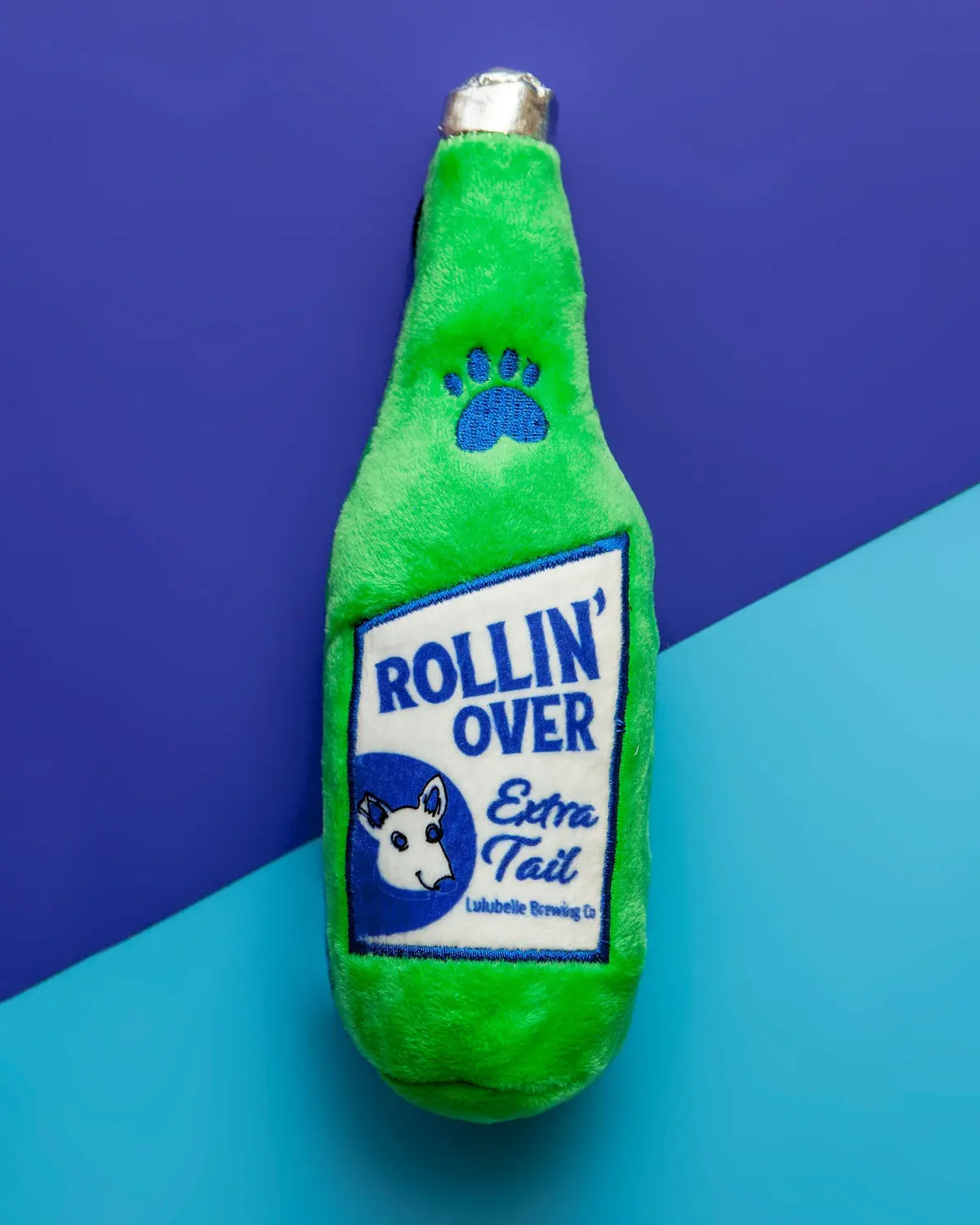 Rollin Over Brew Power Plush Squeaky Dog Toy 1