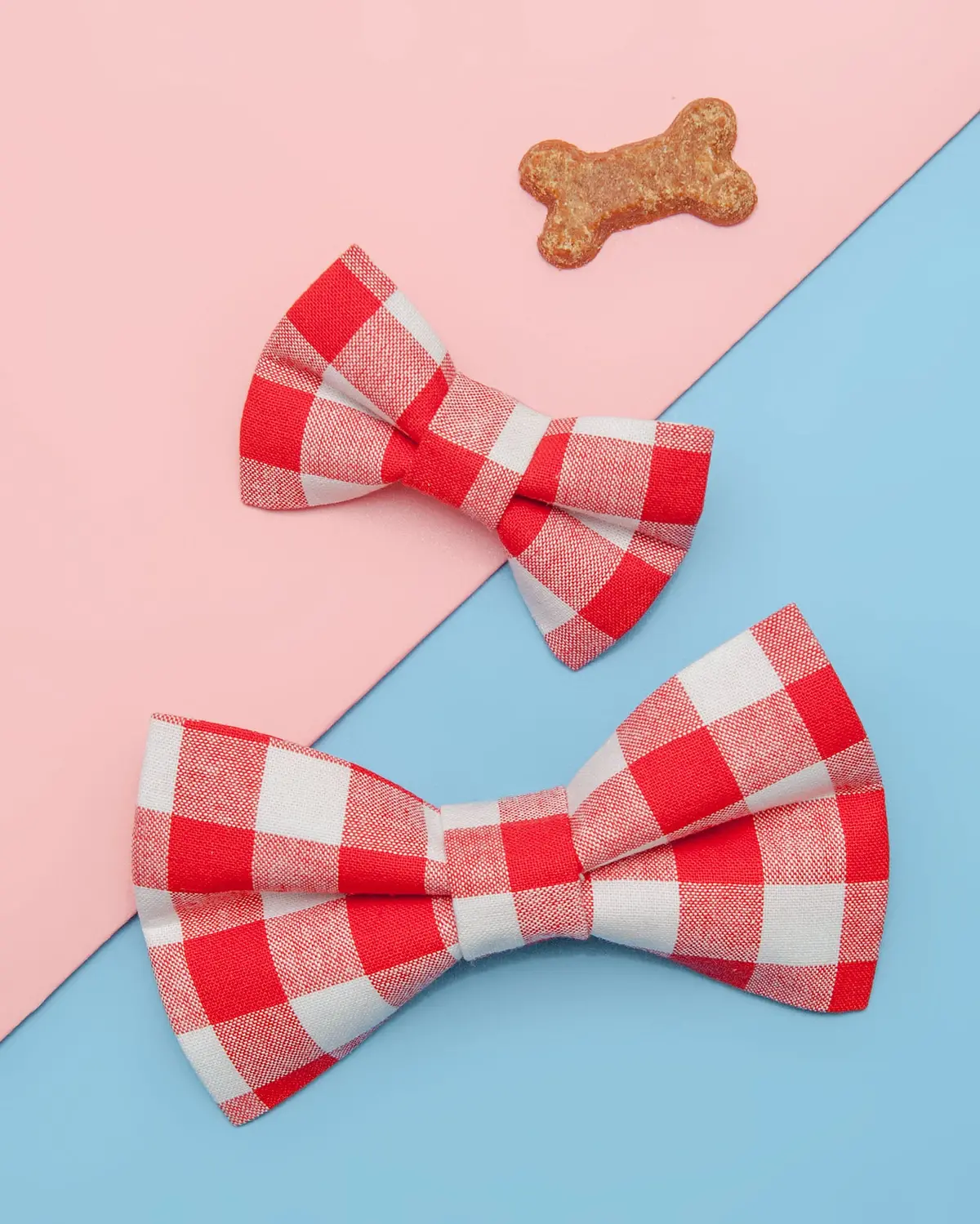 The Brunch At Pickles Gingham Bow Tie 1