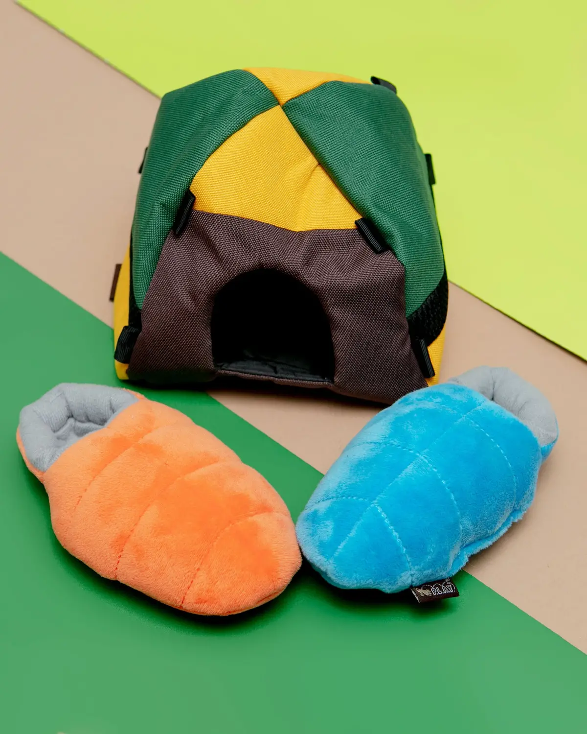 Trailblazing Tent Interactive Plush Dog Toy 1