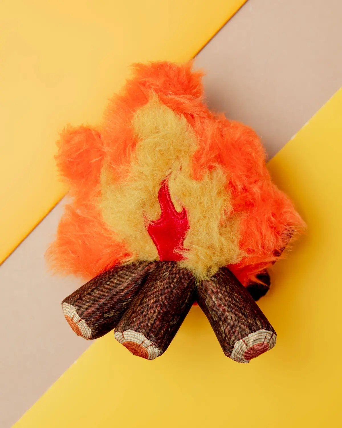 Cozy Campfire Squeaker Dog Toy << Final Sale >> 1