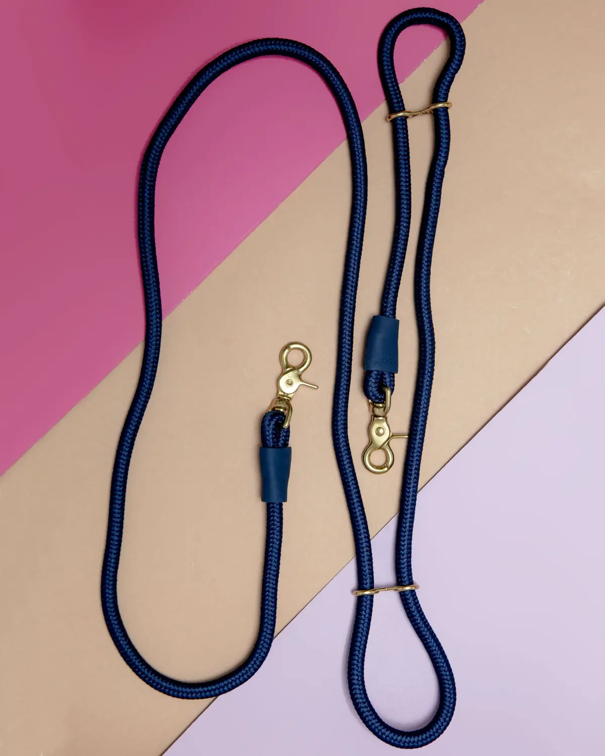 Infinity Dog Leash In Navy 1