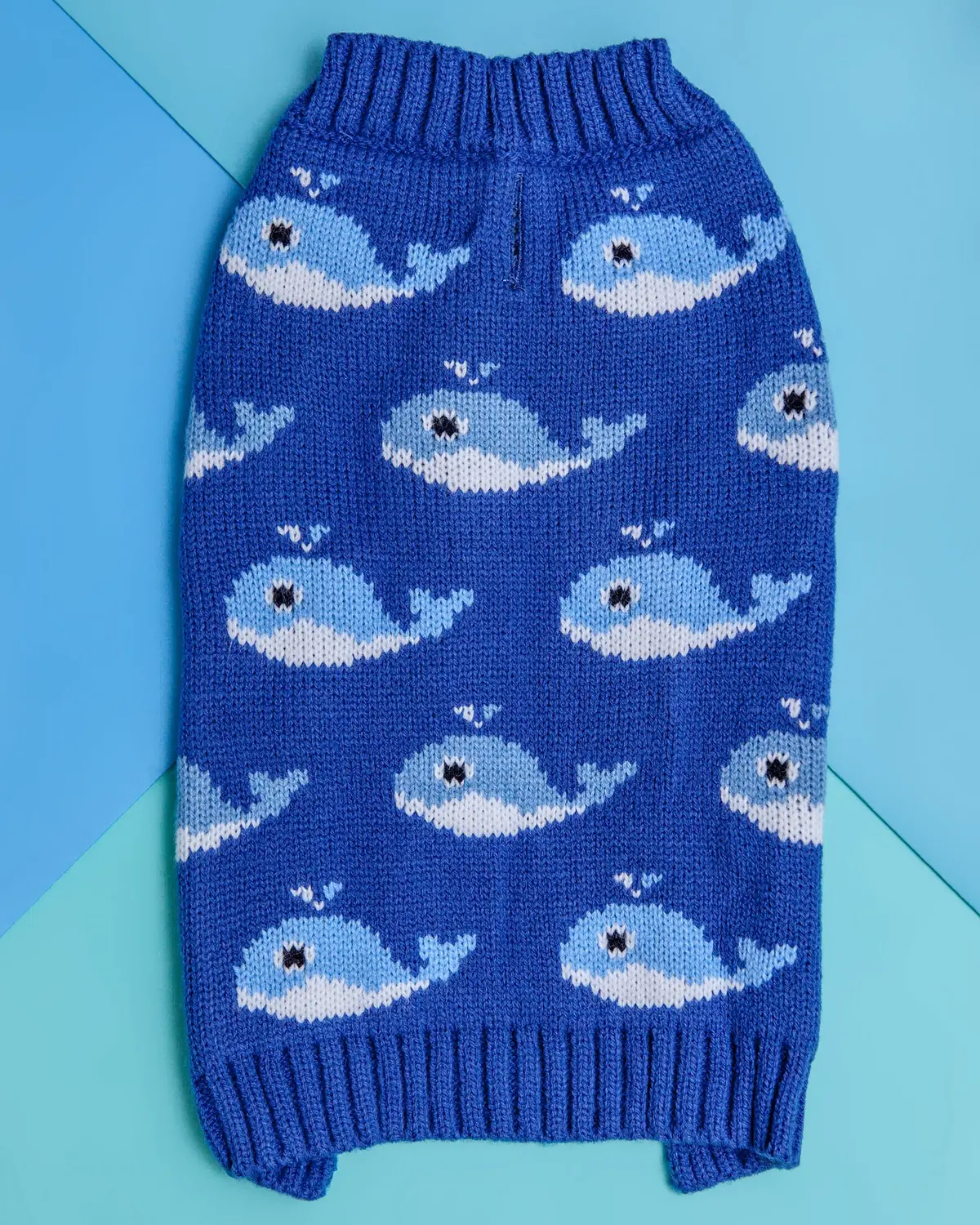Fuzzy Whale Dog Sweater (Final Sale) 1