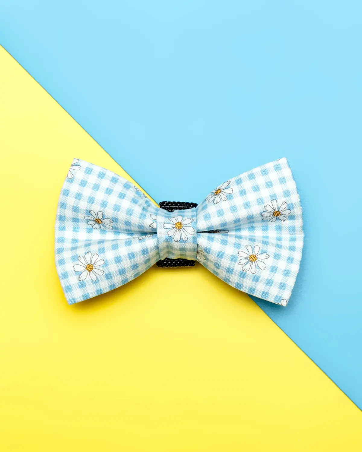Dog Bow Tie In Blue Daisy (Final Sale) 1