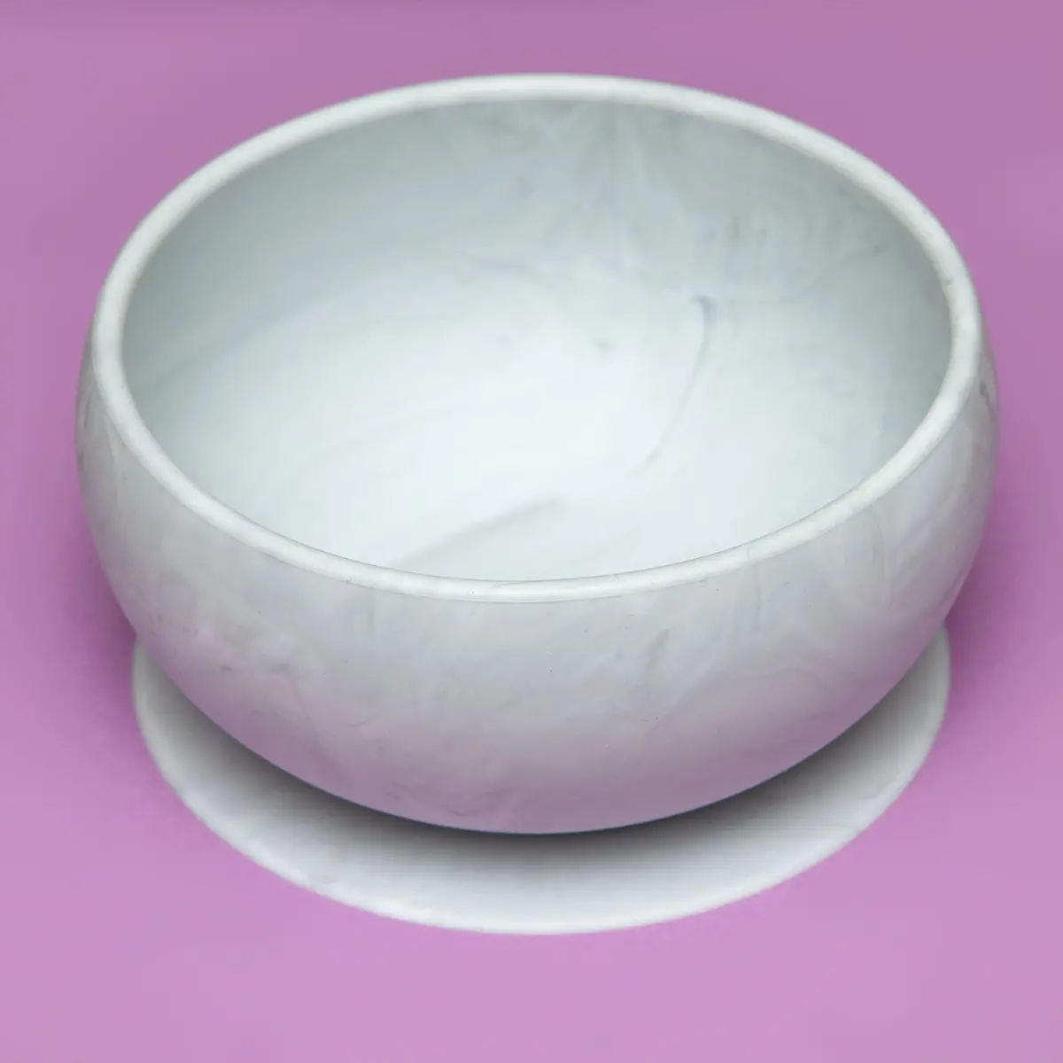 Marble Silicone Suction Dog Food & Water Bowl 1