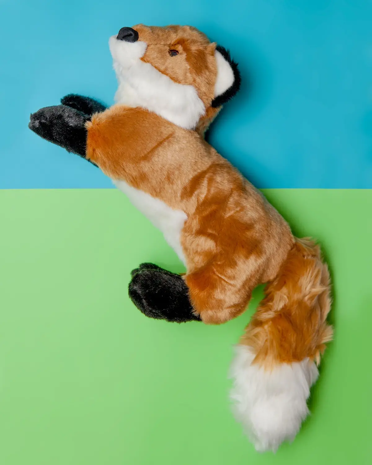 Hendrix Fox Squeaky Dog Plush Toy 1