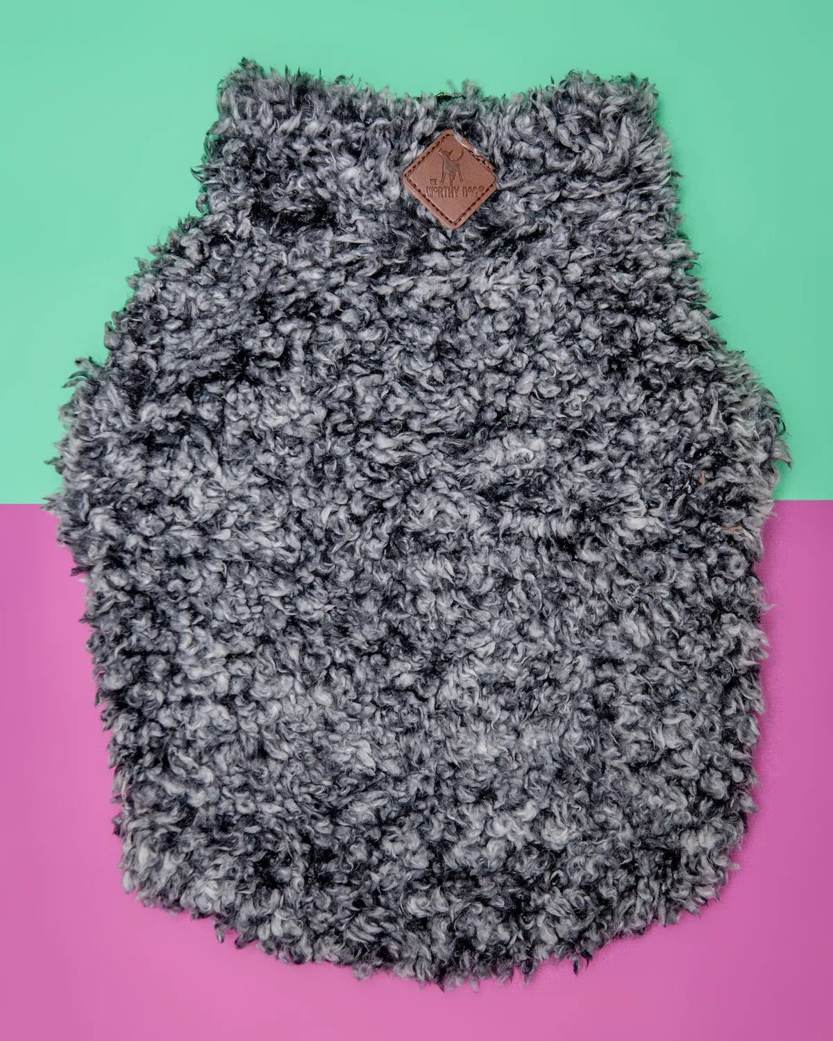 Wubby Quarter-Zip Dog Fleece In Black (Final Sale) 1