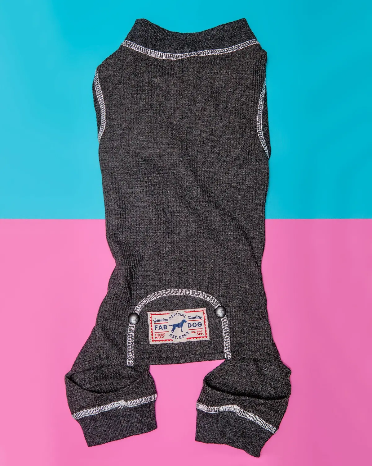 Thermal Dog Pjs In Charcoal (Final Sale) 1