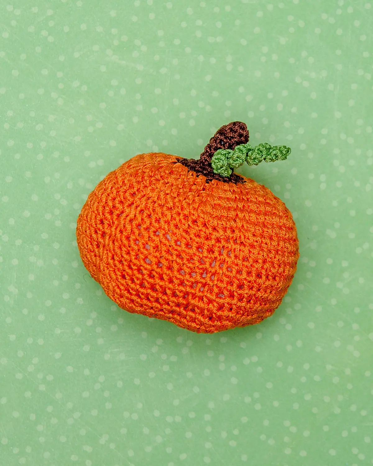 Fall Pumpkin Organic Knit Dog Toy (Final Sale) 1