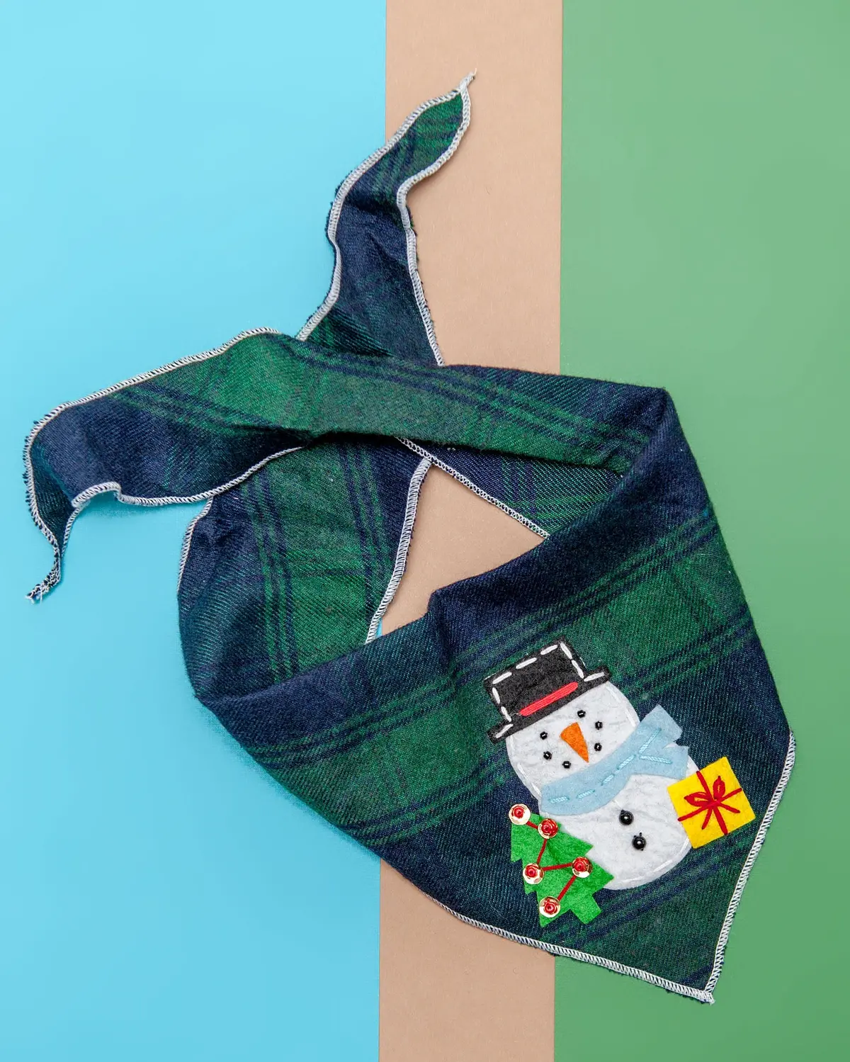 Snowman Howliday Dog Bandana << Final Sale >> 1