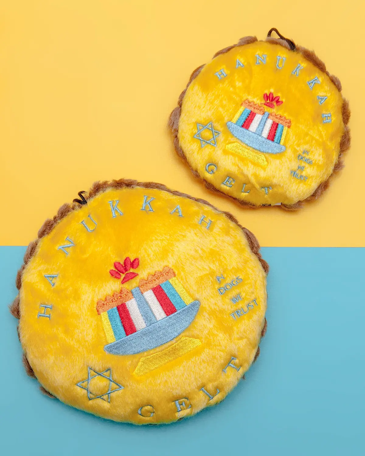 Hanukkah Gelt Dog Toy 1