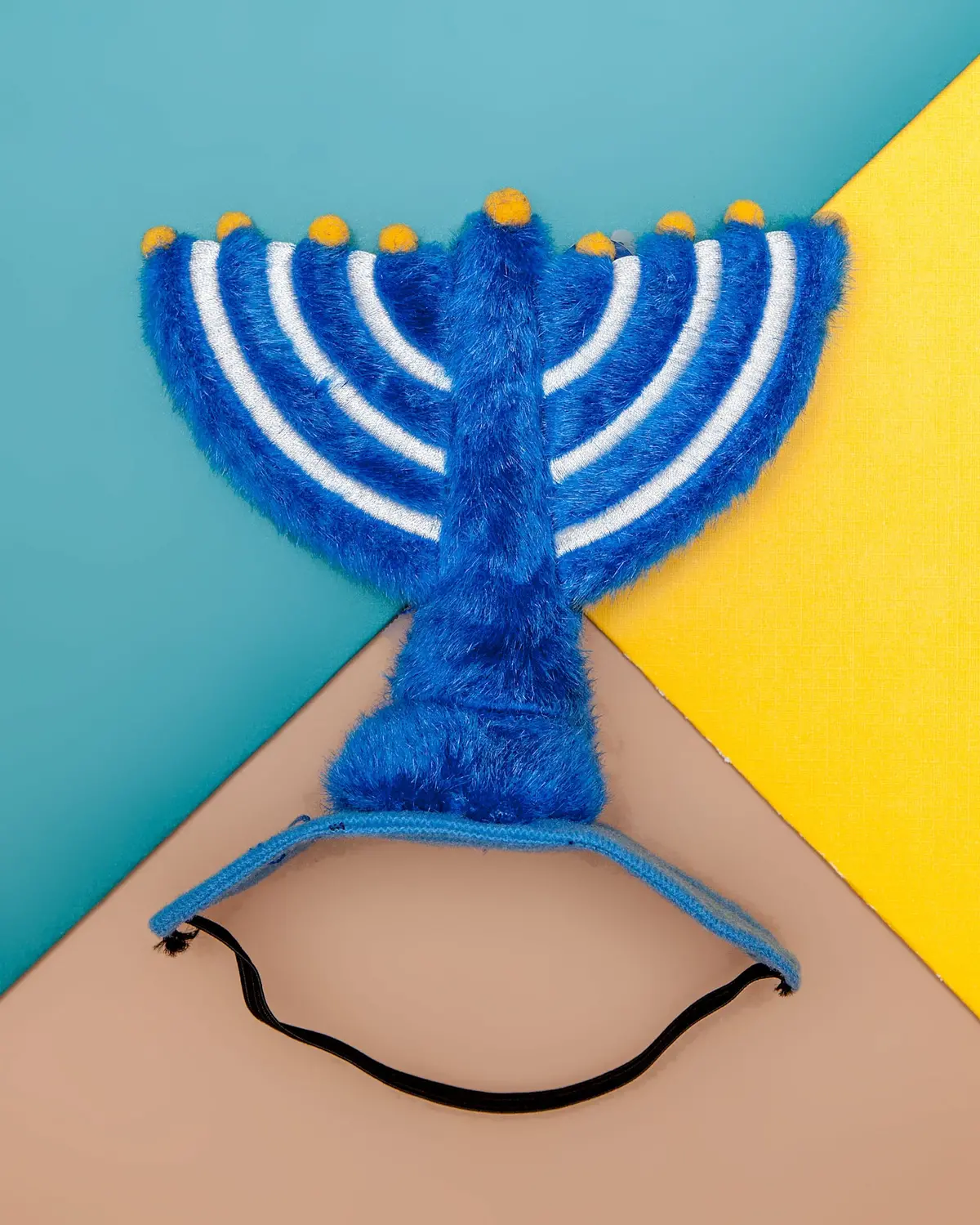 Menorah Plush Dog Hat 1