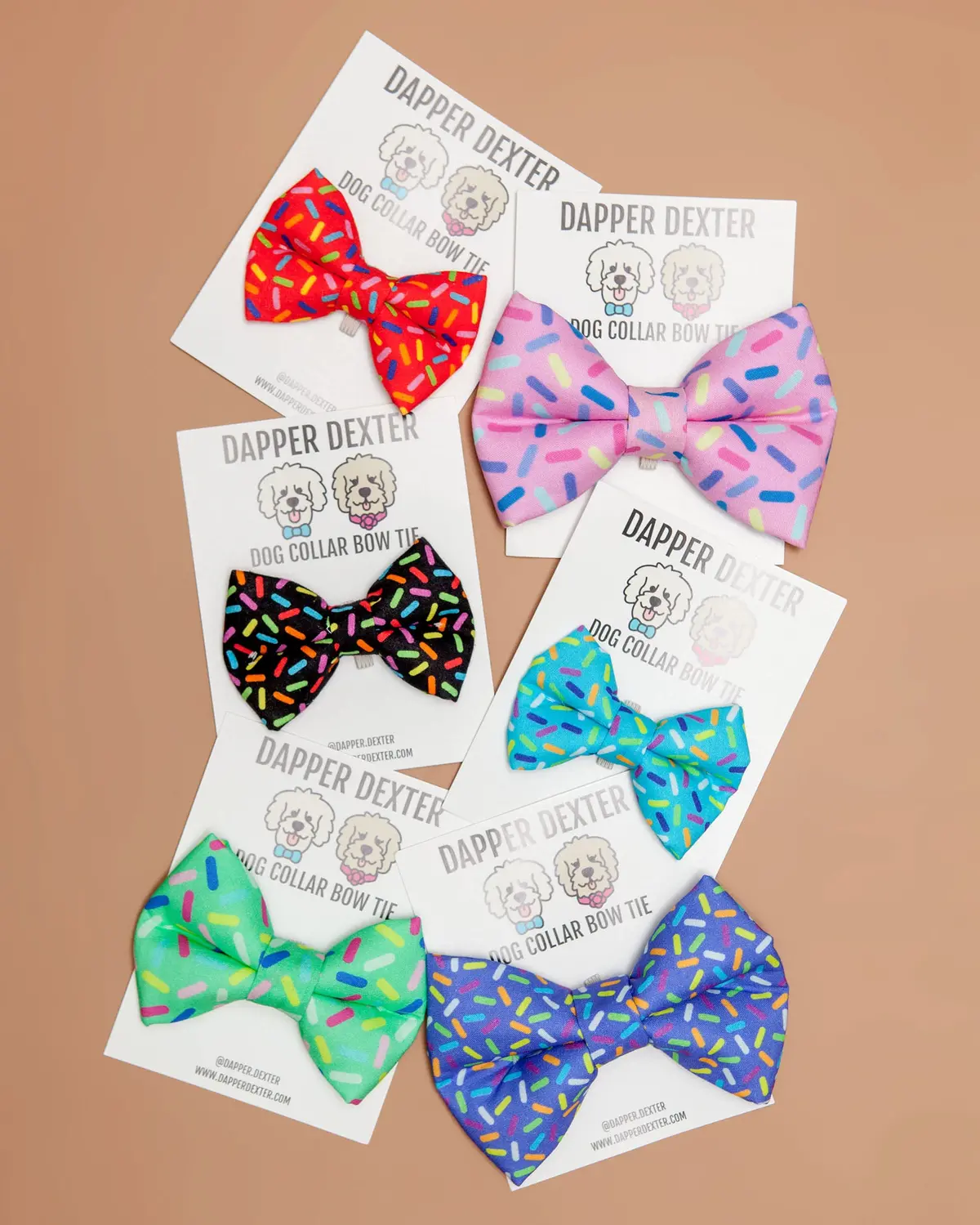 Barkday Sprinkles Pet Bow Tie (Made In The Usa) 1