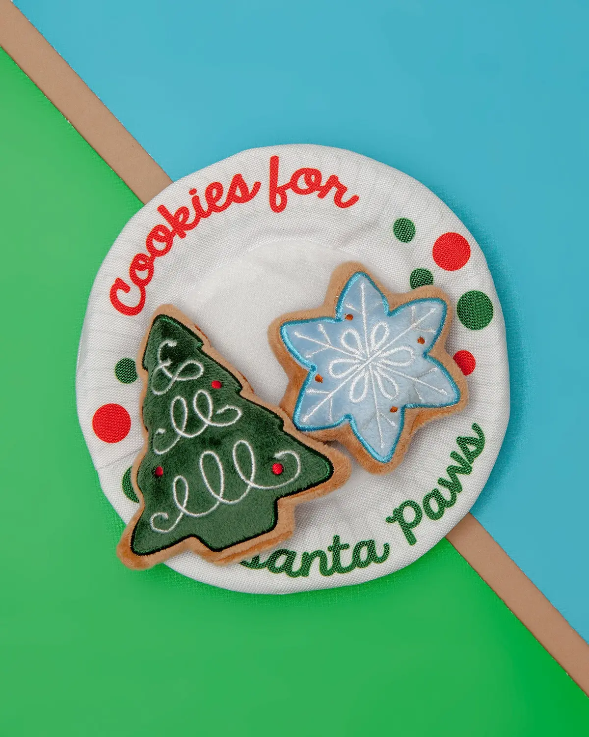 Christmas Eve Cookies For Santa Paws Dog Toy Set 1