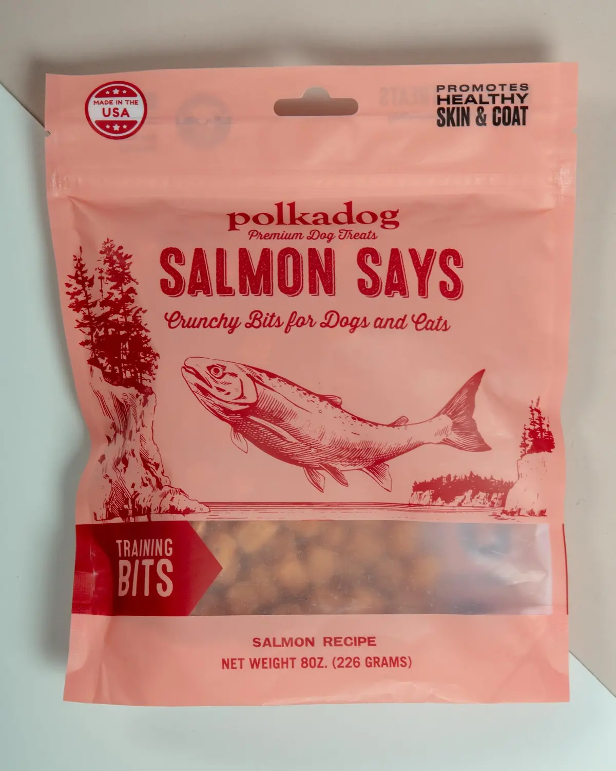 Salmon Says Crunchy Treats For Dogs & Cats 1