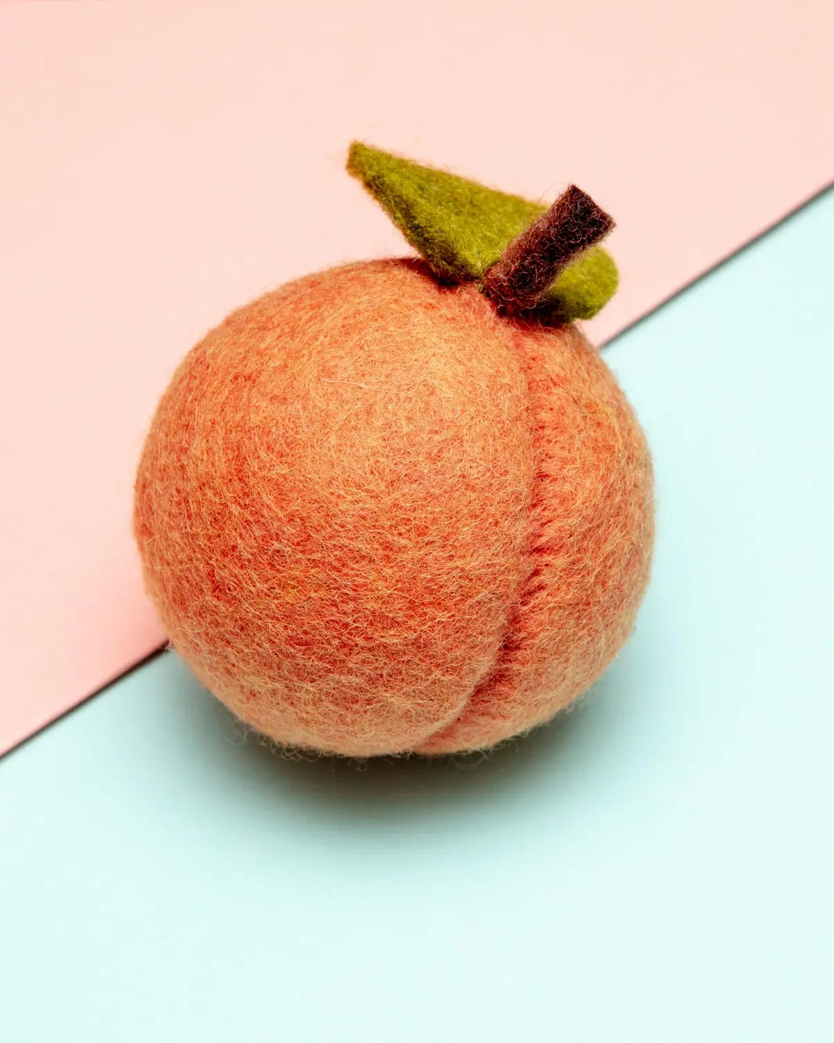 Doggy Wool Felt Peach 1