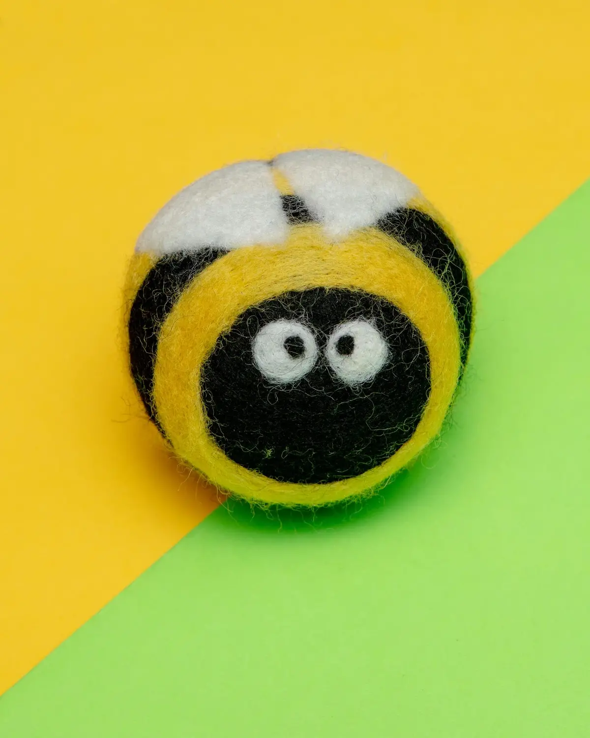 Wool Dog Toy In Busy Bee 1