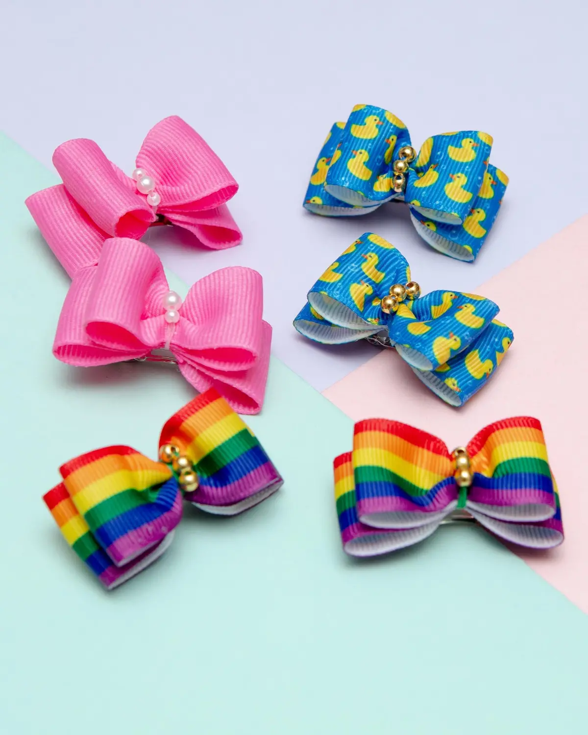 Pet Hair Bow Clips (2-Pack) (Final Sale) 1