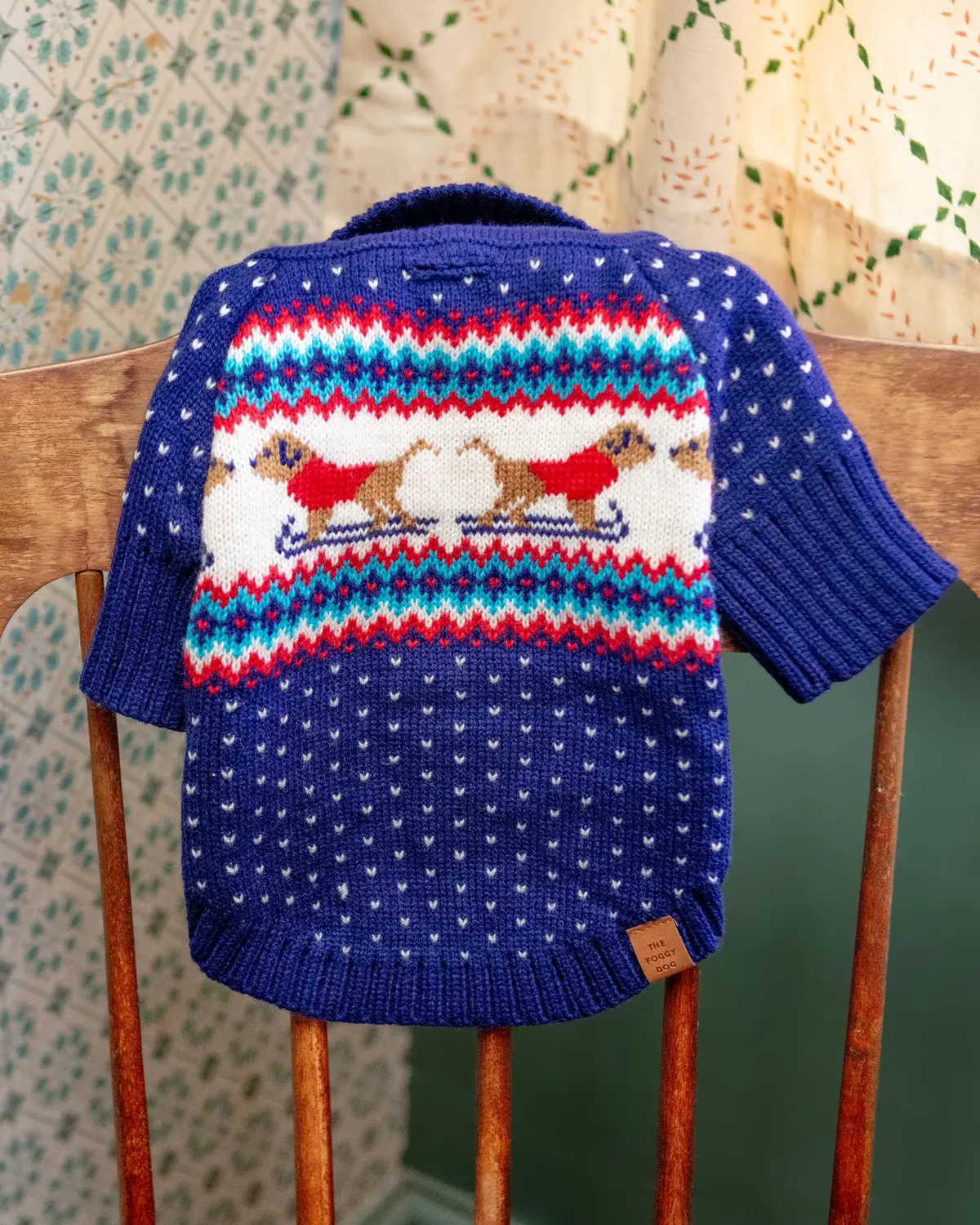 Gray Malin X Tfg Hit The Slopes Dog Sweater (Final Sale) 1