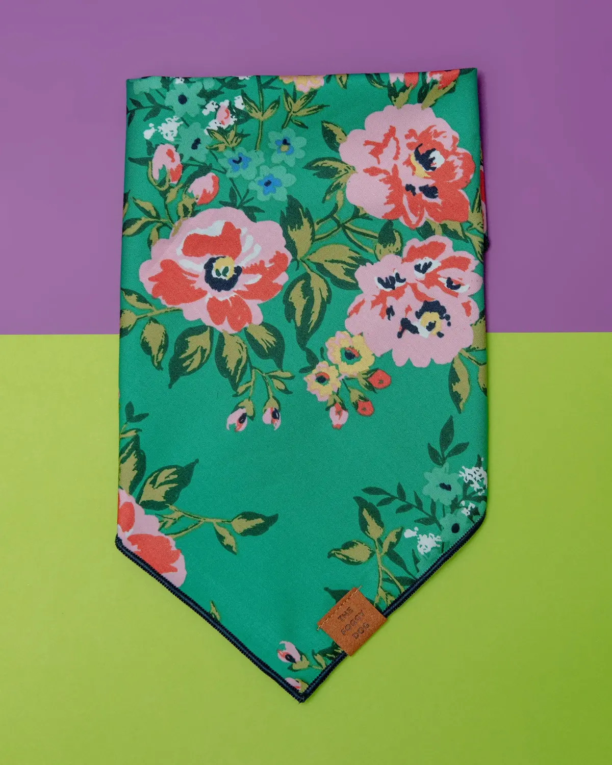 Georgia Floral Dog Bandana (Made In The Usa) << Final Sale >> 1