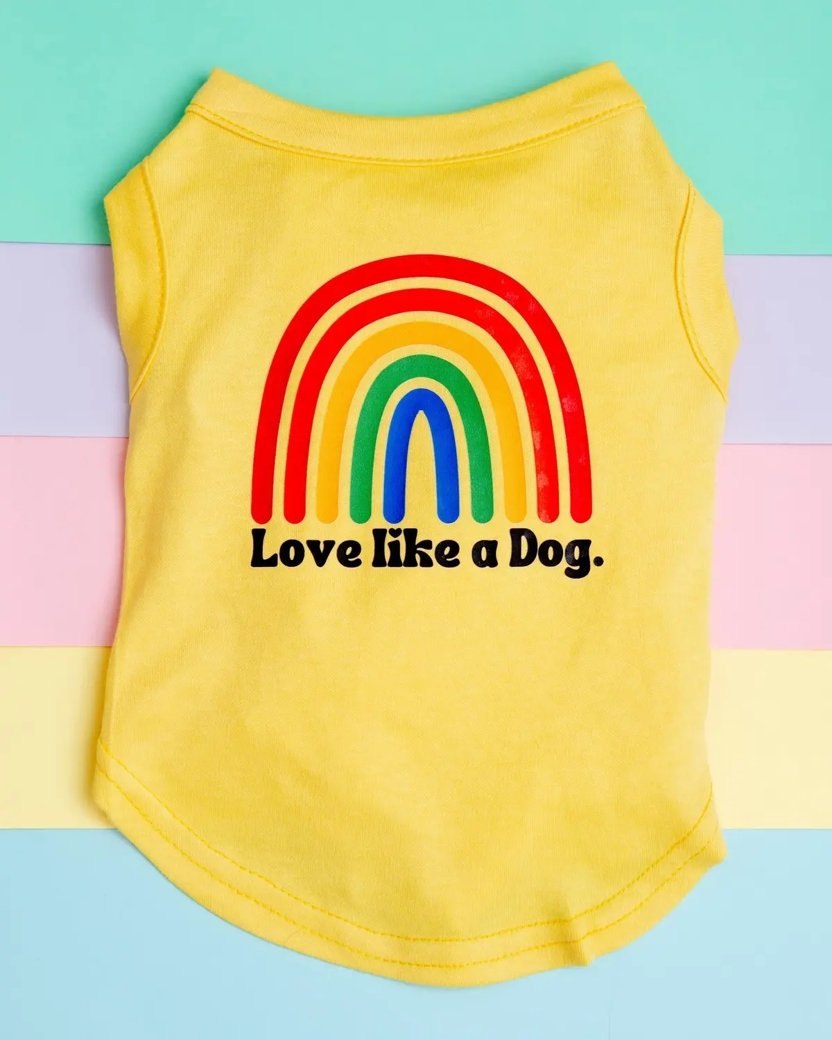 Love Like A Dog Rainbow Tank Top (Clearance) 1