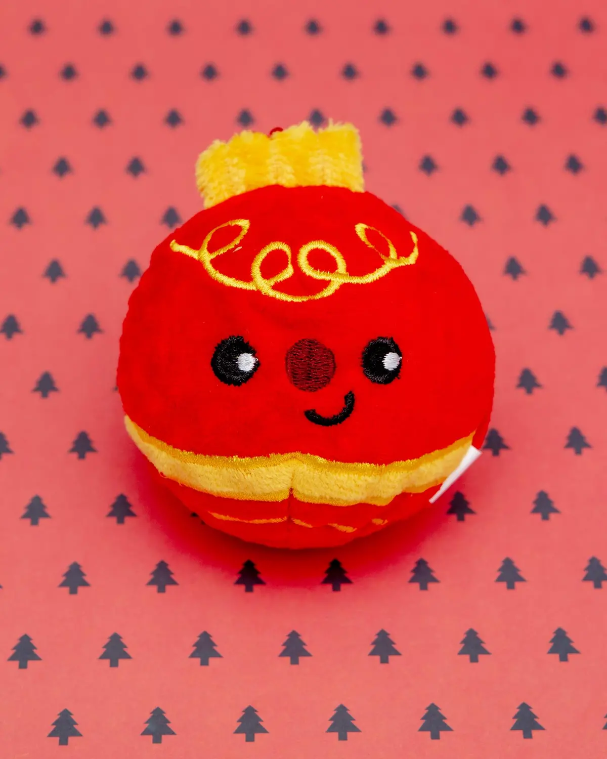 Happy Woofmas Ornament Dog Ball Toy 1