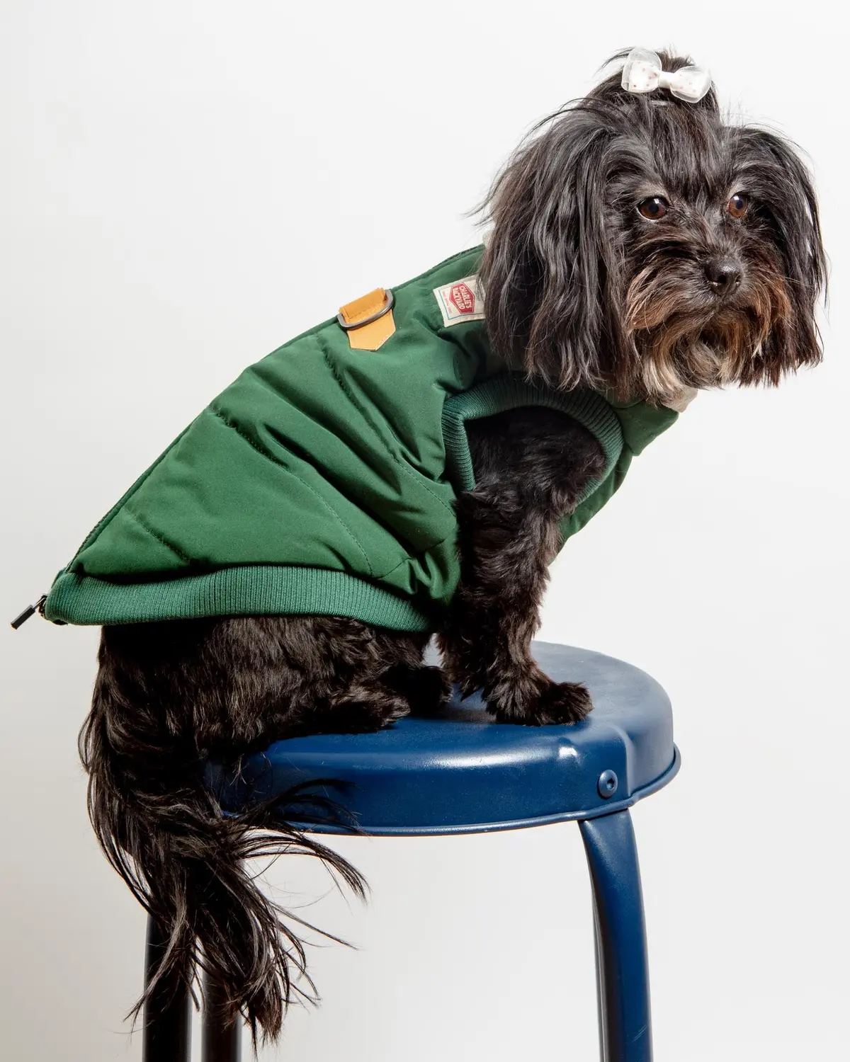 Warm Up Harness Jacket In Deep Green (Final Sale) 1