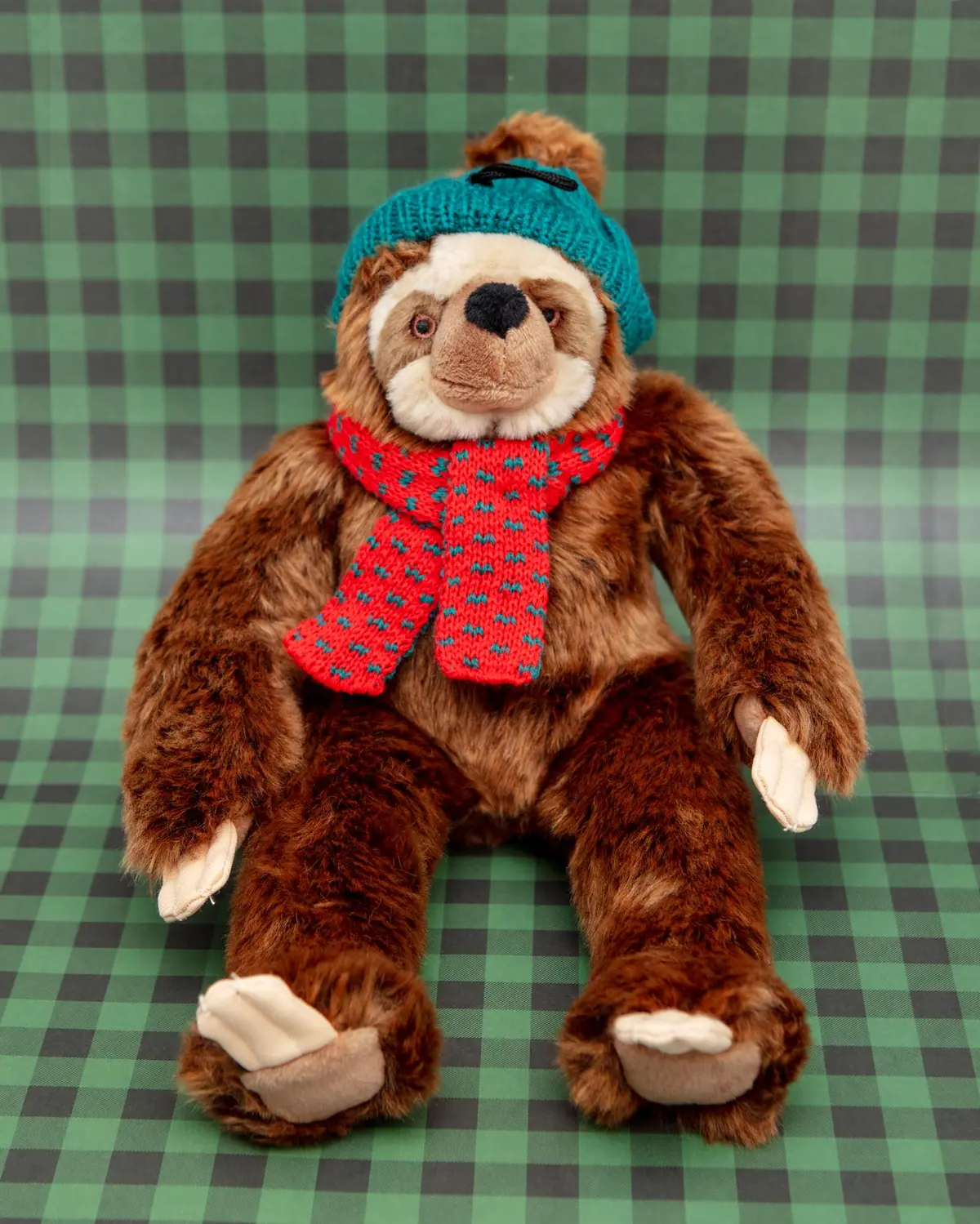 Eddie The Sloth Squeaky Plush Dog Toy 1