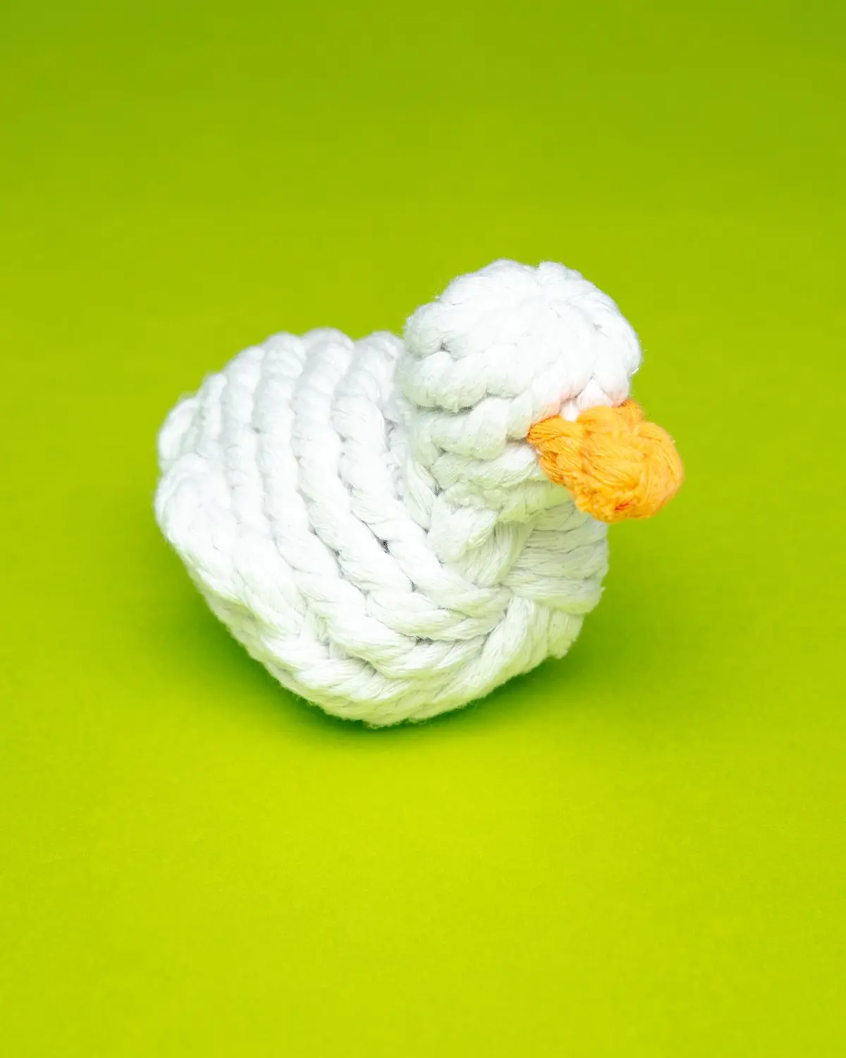 Agnes The Duck Squeaker Rope Dog Toy 1