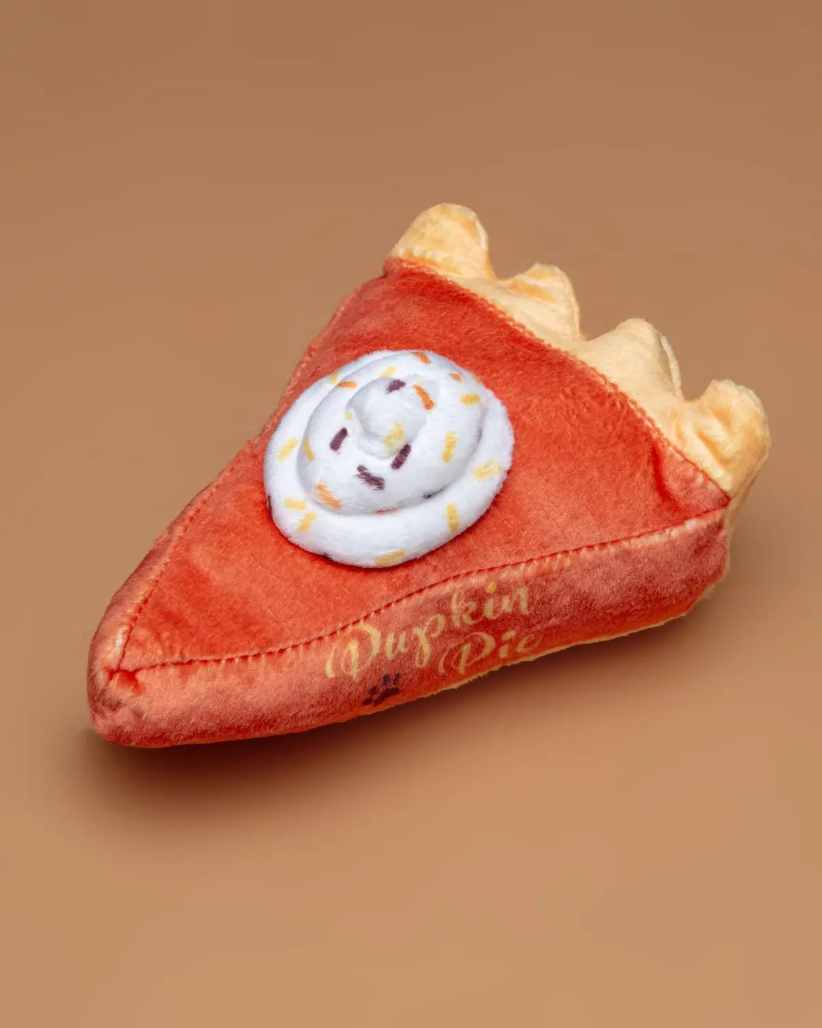 Pupkin Pie Slice Squeaky Plush Dog Toy 1