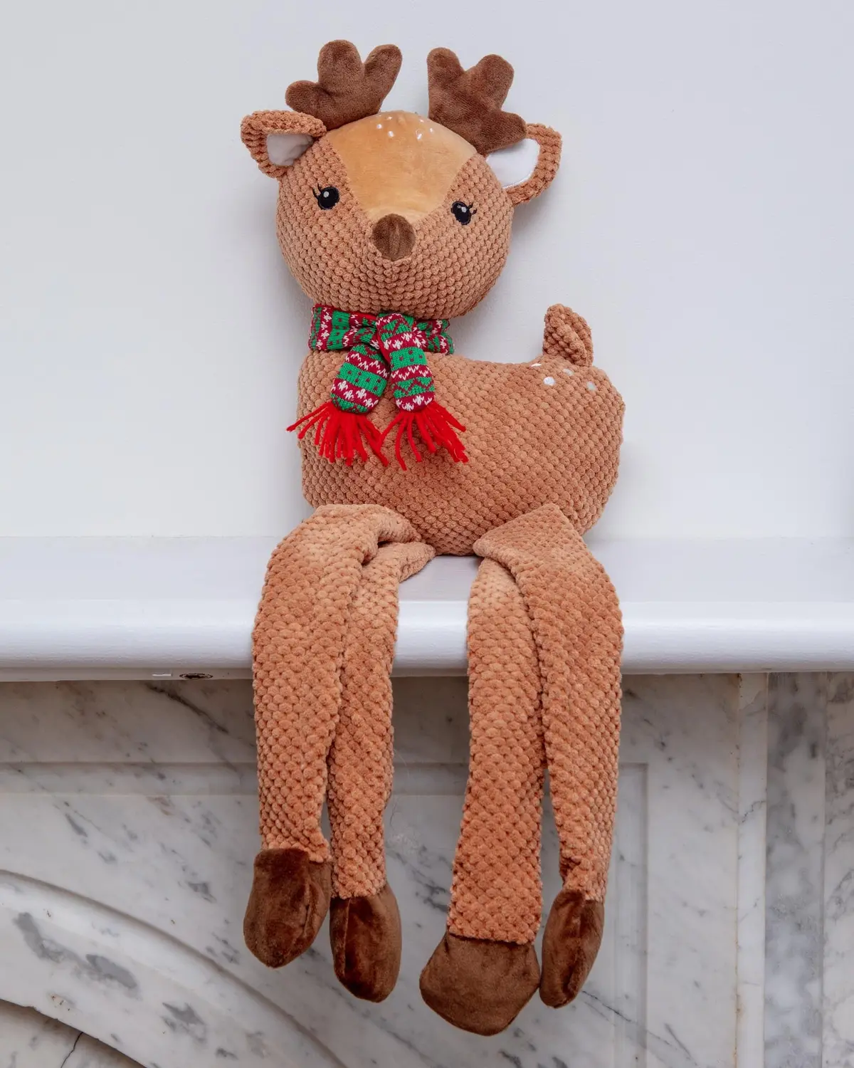 Baby Reindeer Squeaky Plush Dog Toy (32") 1