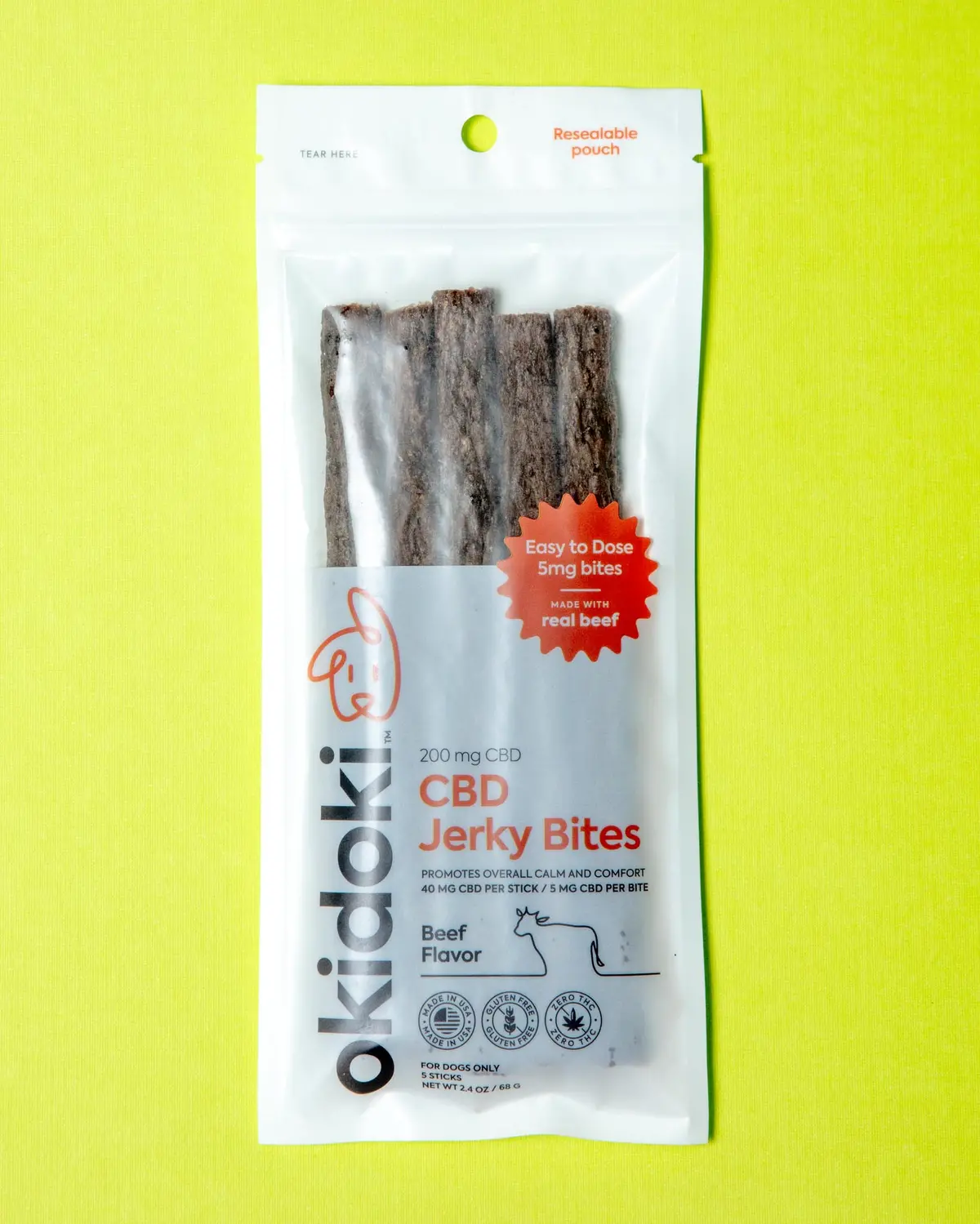 Cbd Jerky Bites In Beef Flavor (200 Mg Five Pack) (Made In The Usa) 1