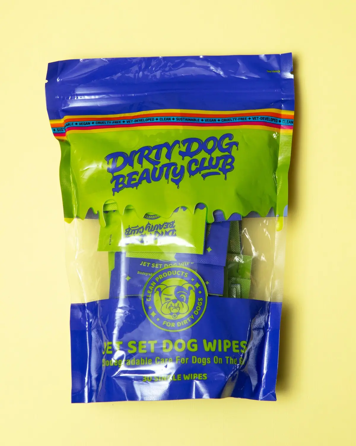 Jet Set Biodegradable Dog Wipes 1