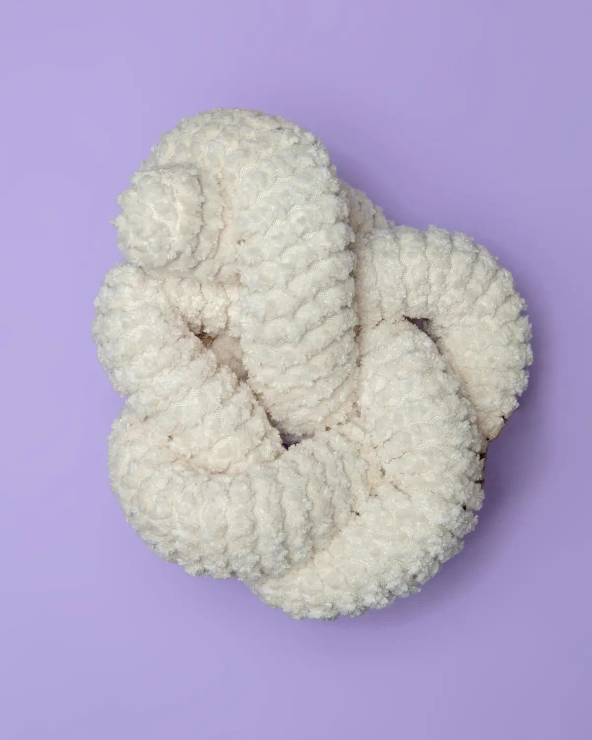 Nou Interactive Crinkle Dog Toy In Cream 1