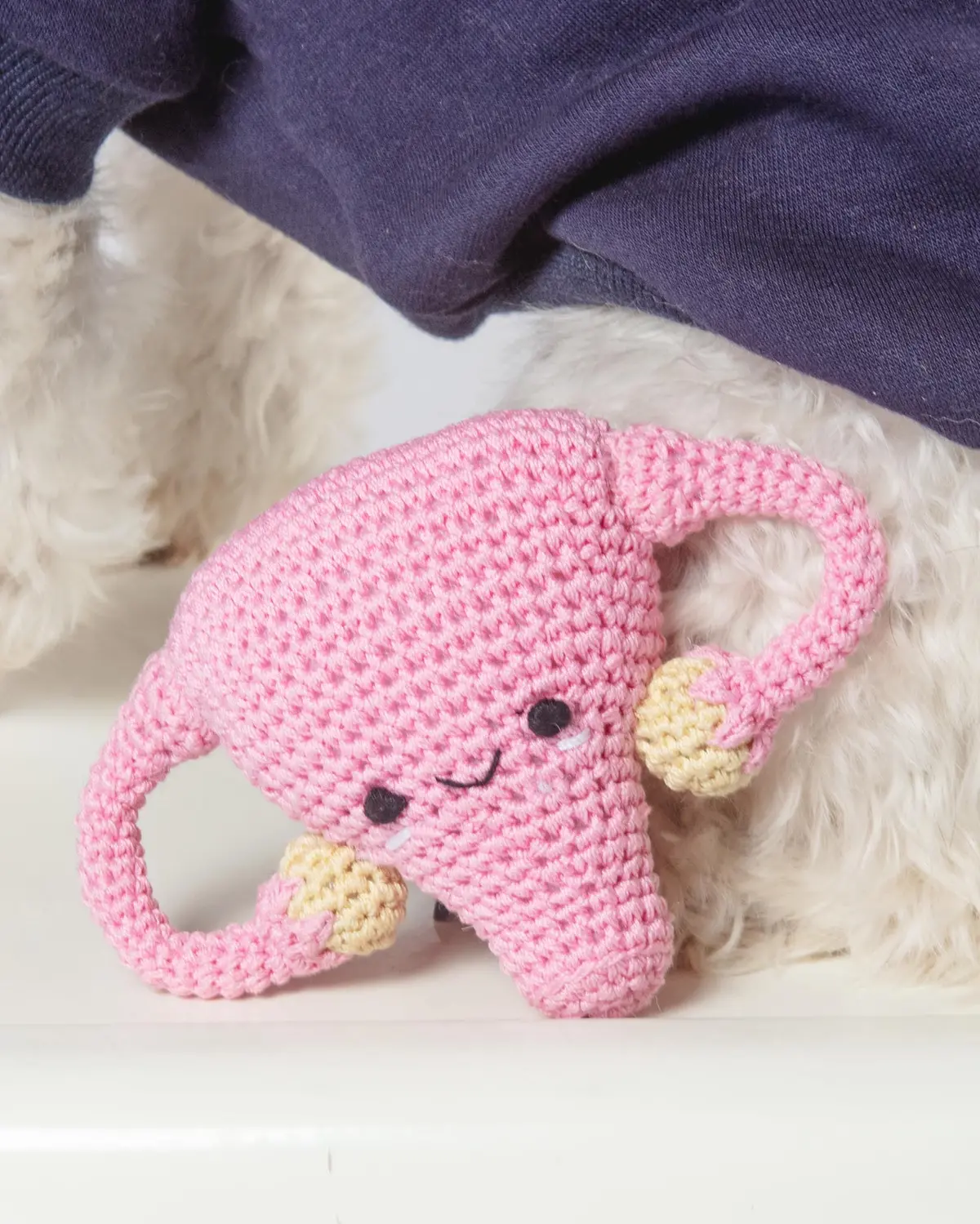 Super Uterus Knit Dog Toy (Proceeds Benefit The Aclu) 1