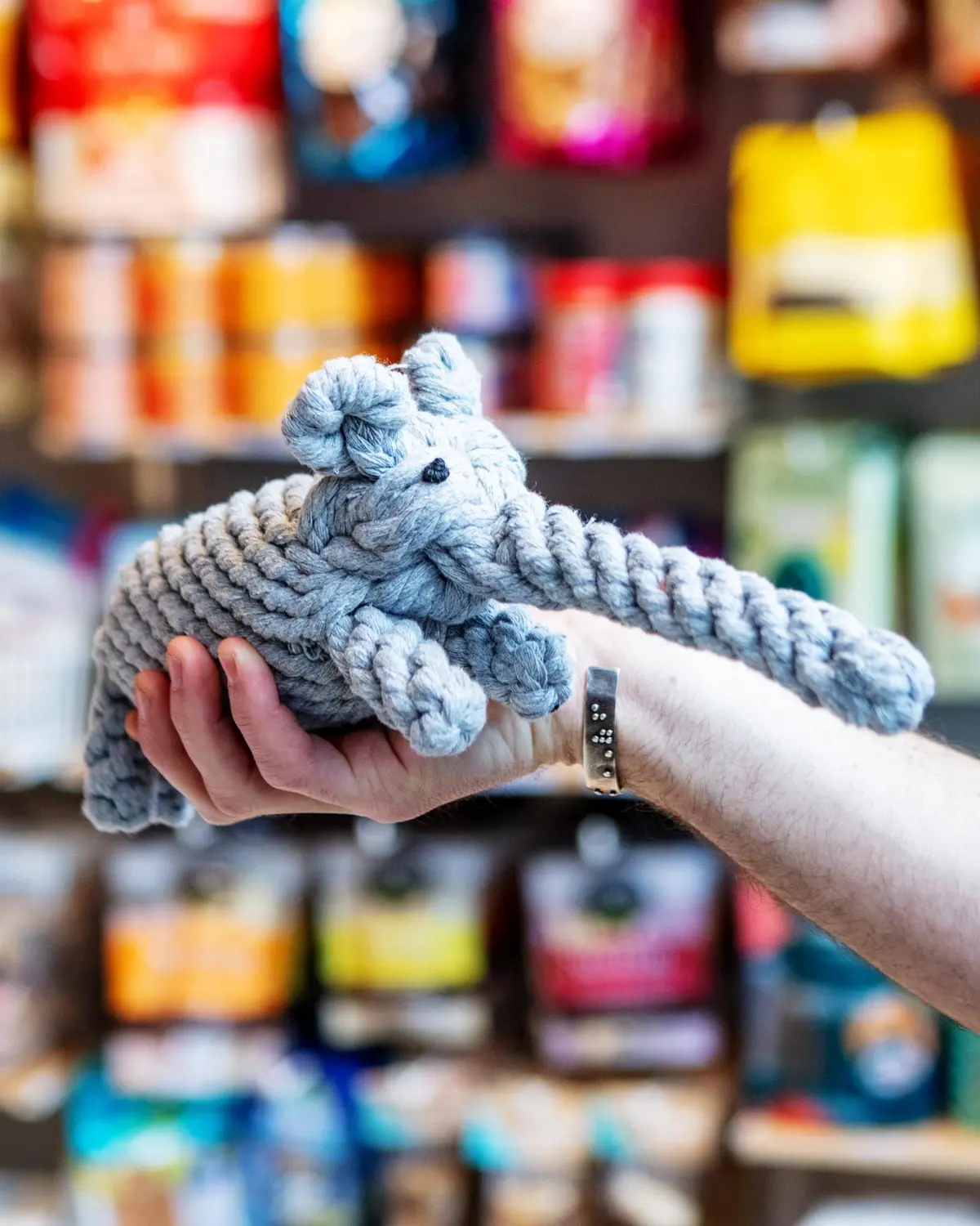 Eco-Friendly Elephant Rope Dog Toy 1